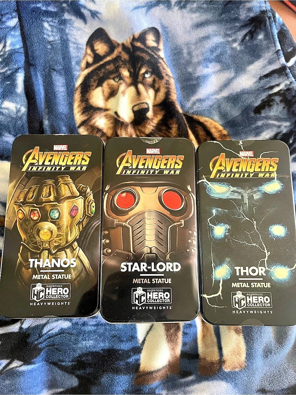 Marvel Avengers Infinity War Hero Collector Heavyweights Metal Statues Thanos